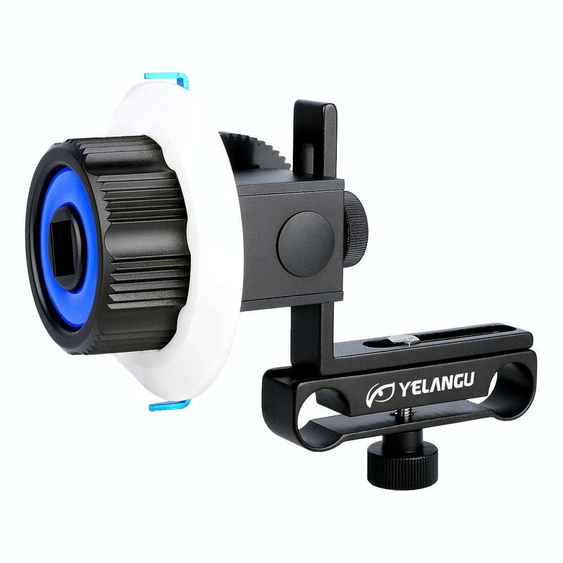 YELANGU F0 Camera Follow Focus with Gear Ring Belt for Canon / Nikon / Video Cameras / DSLR Camer...