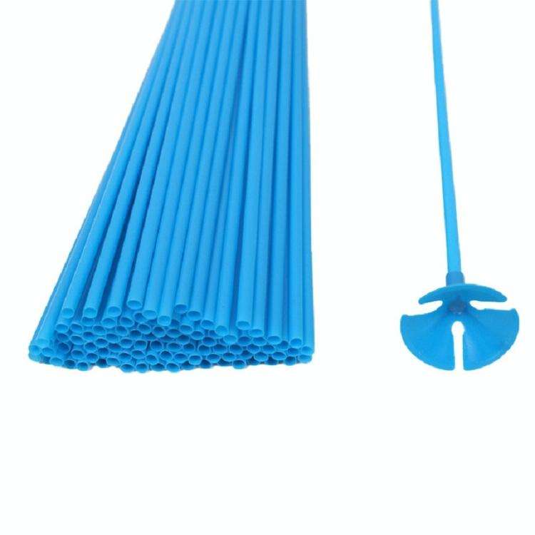 100 PCS Balloon Bracket with Plastic Rod Bracket Party Decoration Latex Balloon Stick, Size:Ballo...