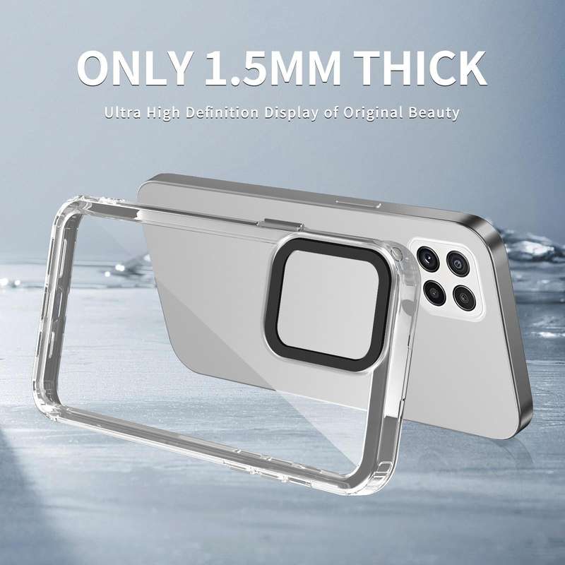 For Samsung Galaxy A22 4G Transparent Acrylic + TPU Shockproof Phone Case(Transparent)