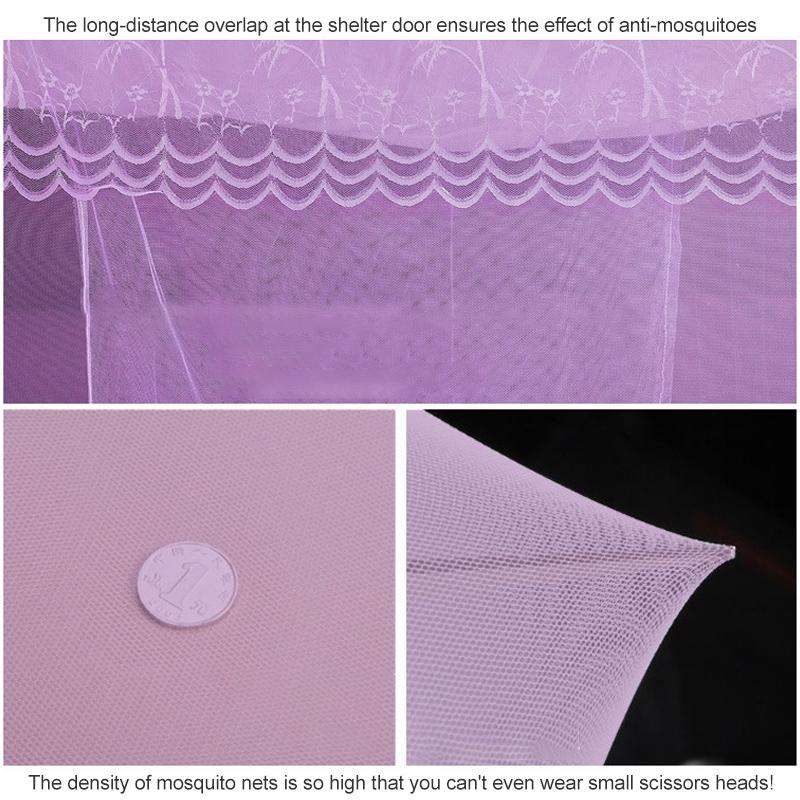 Single-door Mosquito Net Square Roof for Home Student Dormitory, Size:1.0x1.9x1.5 Meters(White)