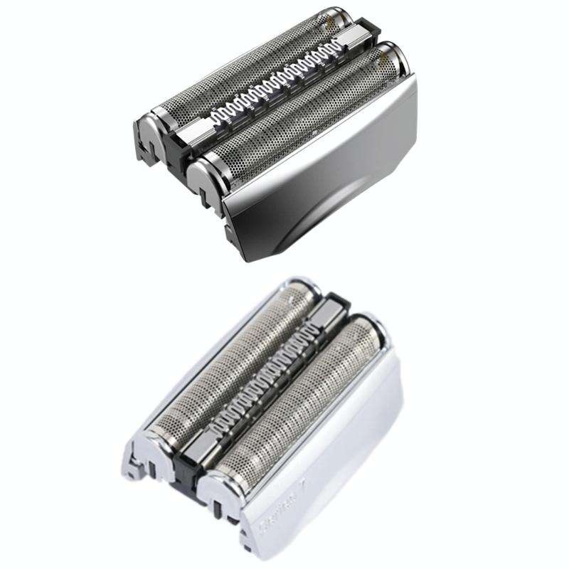 For BRAUN 70S Electric Shaver Silver Mesh Cutter Head Upgraded Version, Style: Without Words(Plas...