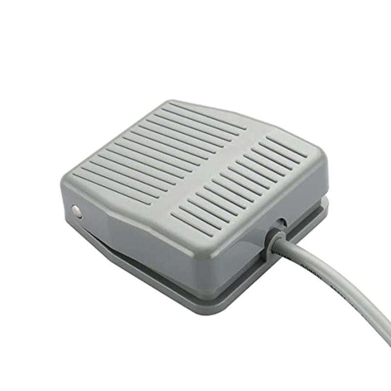 TFS-201 AC 250V 10 A Electric Power Plastic Foot Switch Power Pedal, Cable Length: 1m