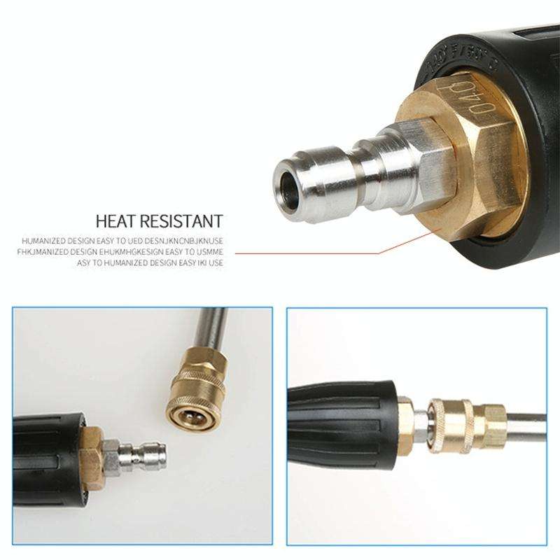 Adjustable High Pressure Washer Nozzle Tips Jet Nozzle Washer Accessories for Truck, 025(2.5GPM) ...