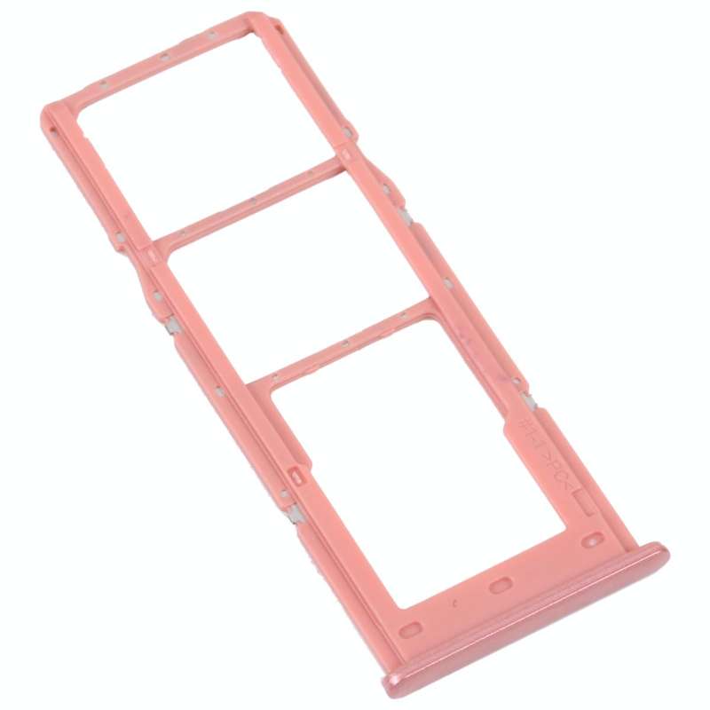 For Samsung Galaxy A04s SM-A047F Original SIM Card Tray + SIM Card Tray + Micro SD Card Tray (Pink)