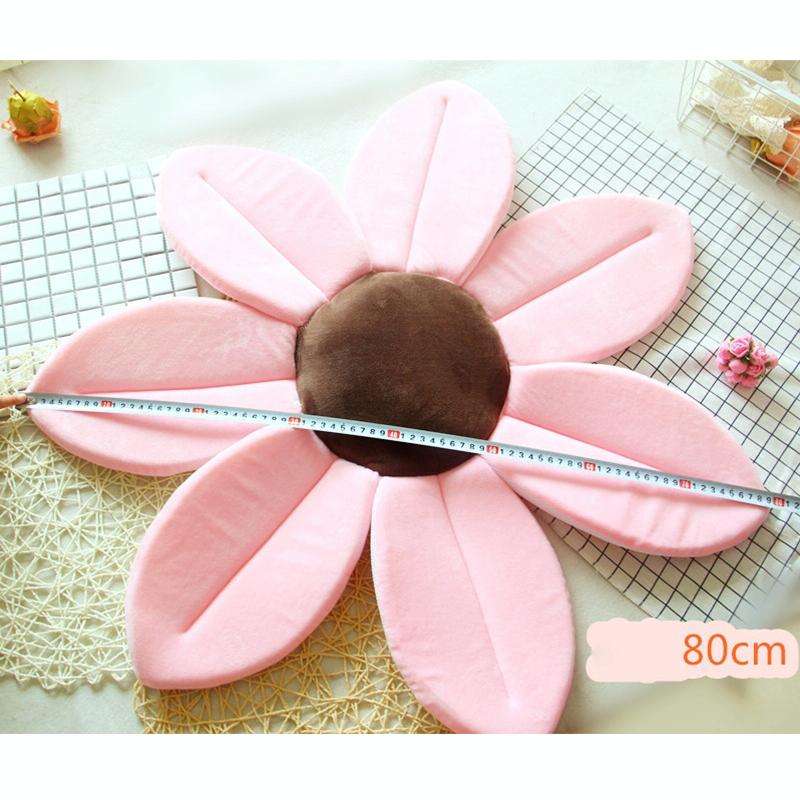 Foldable Bathtub Blooming Sink Lotus Flower Bath Mat Pad for Newborn Baby, Size: 80cm x 80cm x 5c...