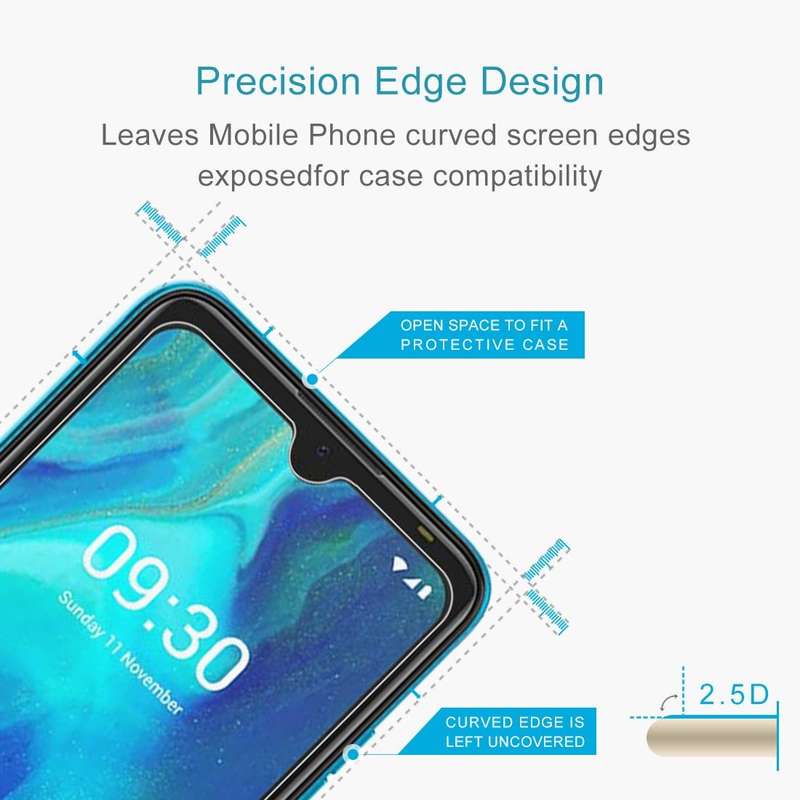 For Tecno Pop 5 50 PCS 0.26mm 9H 2.5D Tempered Glass Film