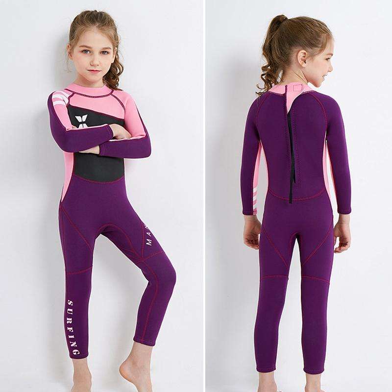 DIVE & SAIL WS-18818 Children Diving Suit One-piece Warm Snorkeling Surfing Anti-jellyfish Swimsu...