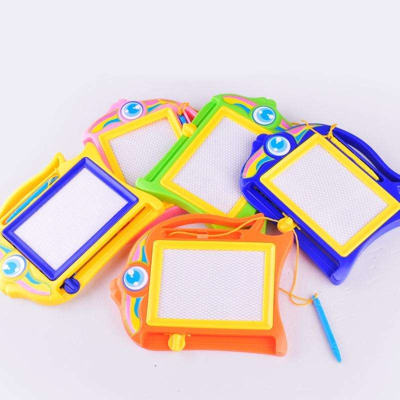 Children Early Education Writing Board Puzzle Black and White Plastic Magnetic Drawing Board Toys...