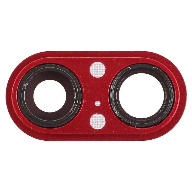 Back Camera Bezel with Lens Cover for iPhone 8 Plus (Red)