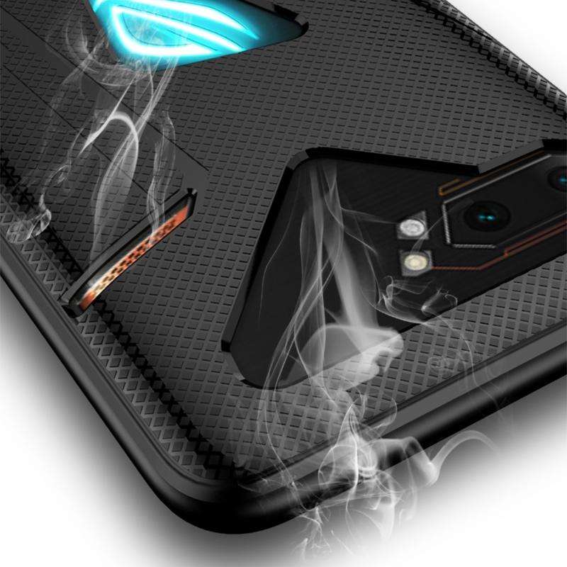 For Asus ROG Phone II TPU Cooling Gaming Phone All-inclusive Shockproof Case(Navy Blue)