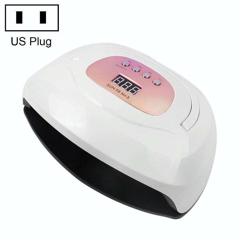 Sun X8 Max 150W Dual Light Source UV Nail Lamp LED Phototherapy Machine(US Plug)