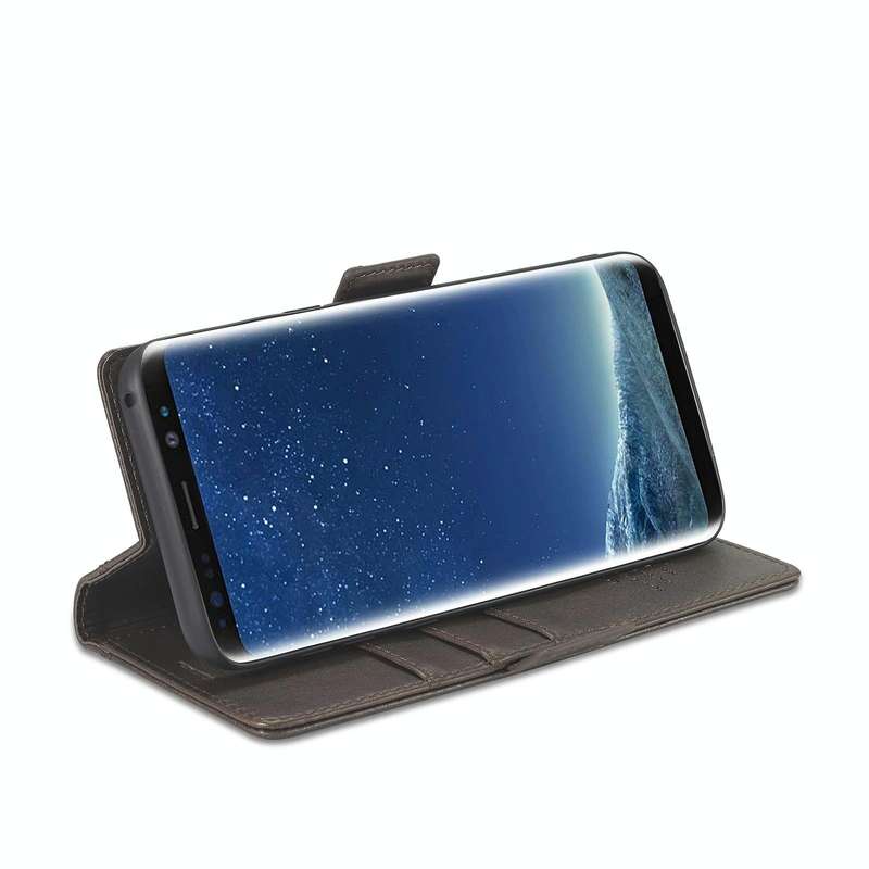 For Samsung Galaxy S8 LC.IMEEKE Magnetic Buckle PU + TPU Horizontal Flip Leather Case with Holder...