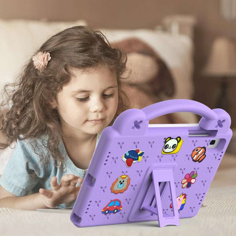 For Samsung Galaxy Tab S6 Lite 10.4 2020/2022 Handle Kickstand Children EVA Shockproof Tablet Cas...