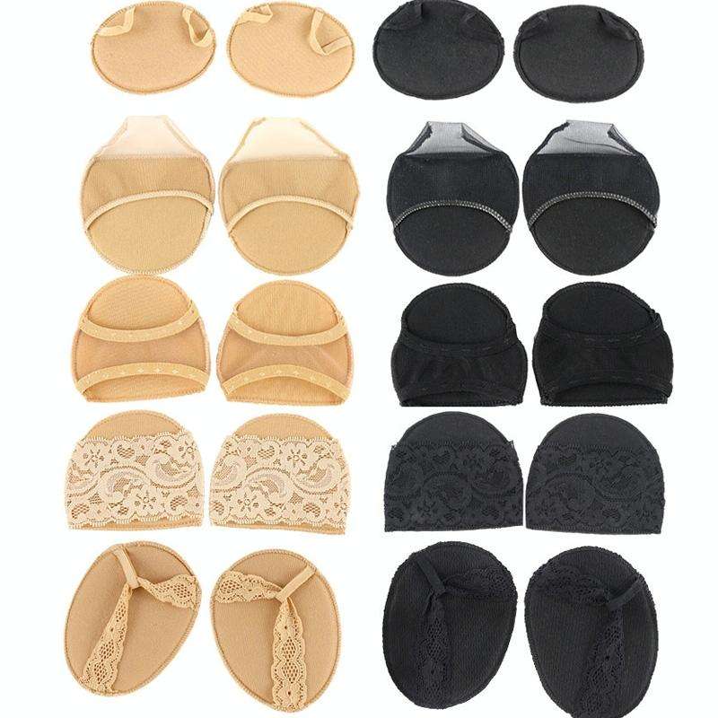 5 Pairs Invisible And Comfortable Sponge Thickened Half Pad Sweat-Absorbent And Breathable Forefo...