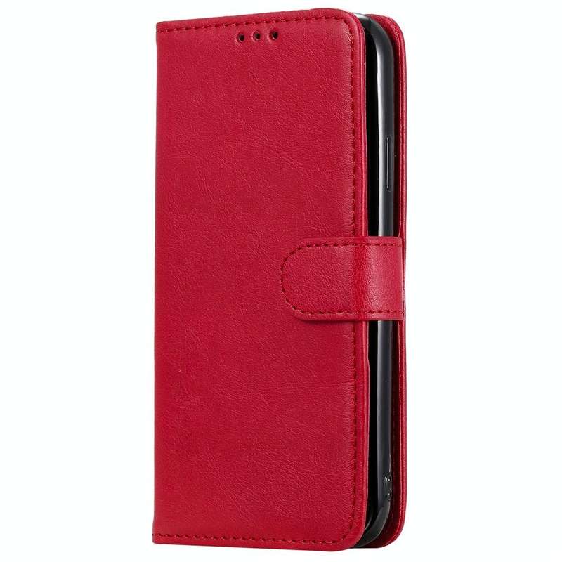 For iPhone 11 Solid Color Horizontal Flip Protective Case with Holder & Card Slots & Wallet & Pho...