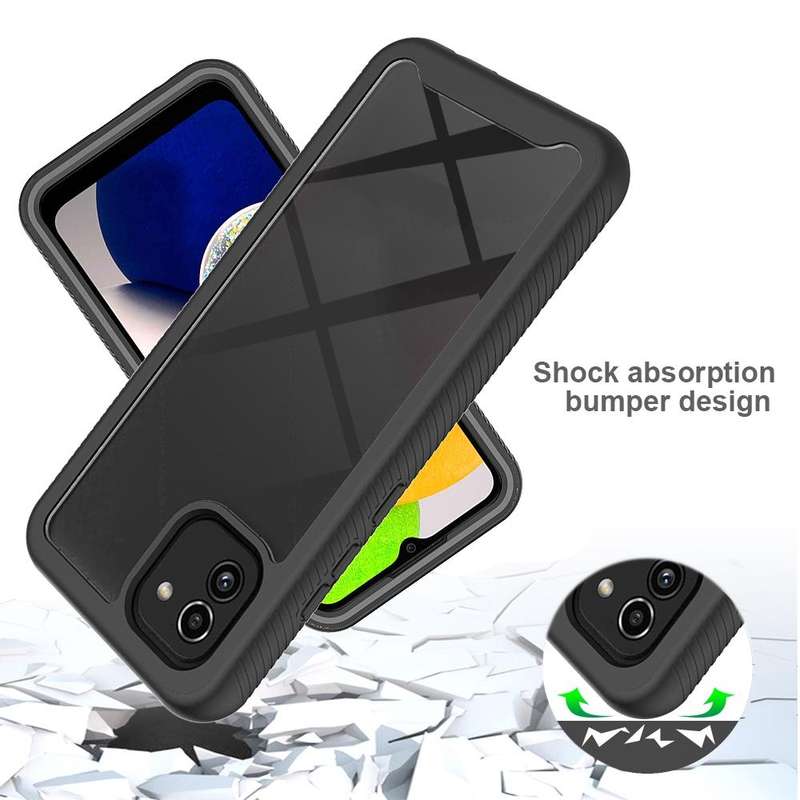 For Samsung Galaxy A03 164mm Starry Sky Solid Color Series Shockproof PC + TPU Phone Case(Frosted...