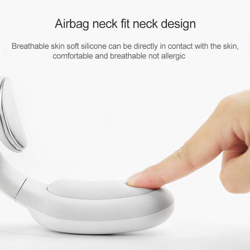 HJ001 Intelligent Mini Remote Control Electric Mini Shoulder Neck Cervical Massager (Blue)