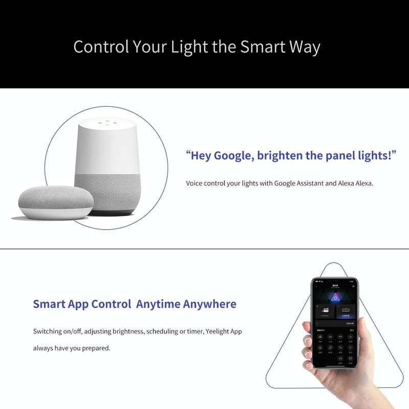 Original Xiaomi Yeelight Smart LED Light Panels 6 PCS