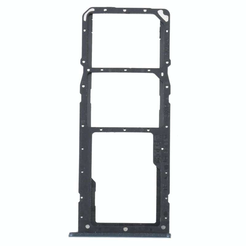 For Realme C31 SIM Card Tray + SIM Card Tray + Micro SD Card Tray (Black)