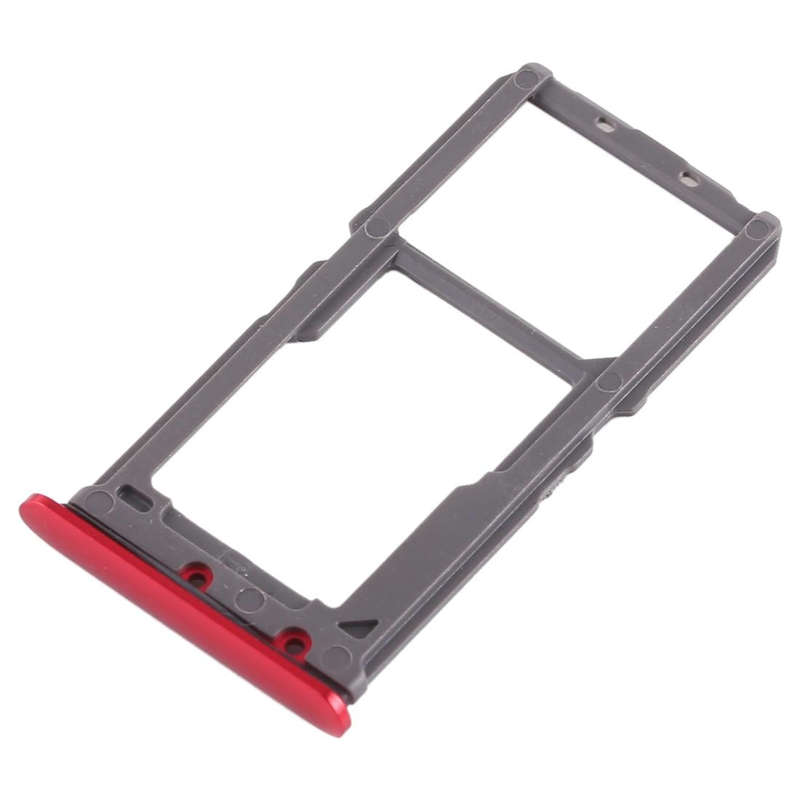 For Vivo X21 SIM Card Tray + SIM Card Tray / Micro SD Card Tray (Red)