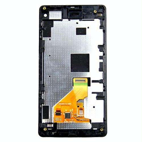 LCD Display + Touch Panel with Frame  for Sony Xperia Z1 Compact(Black)