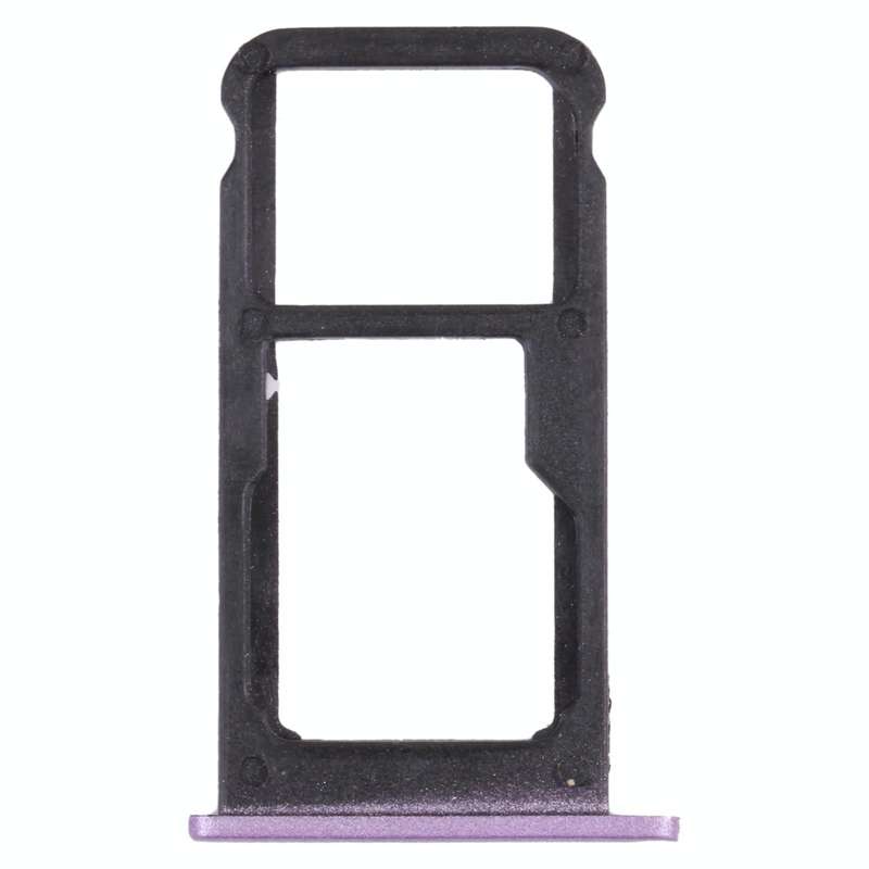 SIM Card Tray + SIM Card Tray / Micro SD Card Tray for Honor Play(Purple)