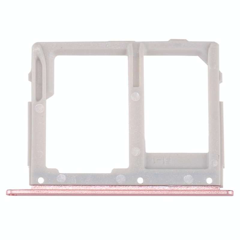For Galaxy C7 Pro / C7010 & C5 Pro / C5010 SIM Card Tray + SIM / Micro SD Card Tray (Rose Gold)