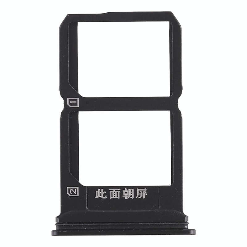 For Vivo X9s Plus 2 x SIM Card Tray (Black)