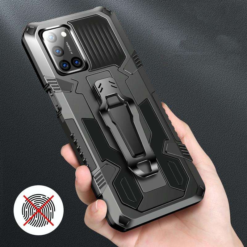 For Xiaomi Redmi Note 8 Armor Warrior Shockproof PC + TPU Protective Case(Black)