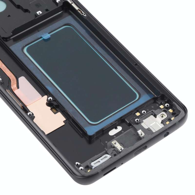 OLED LCD Screen for Samsung Galaxy S9+ SM-G965 Digitizer Full Assembly with Frame (Black)