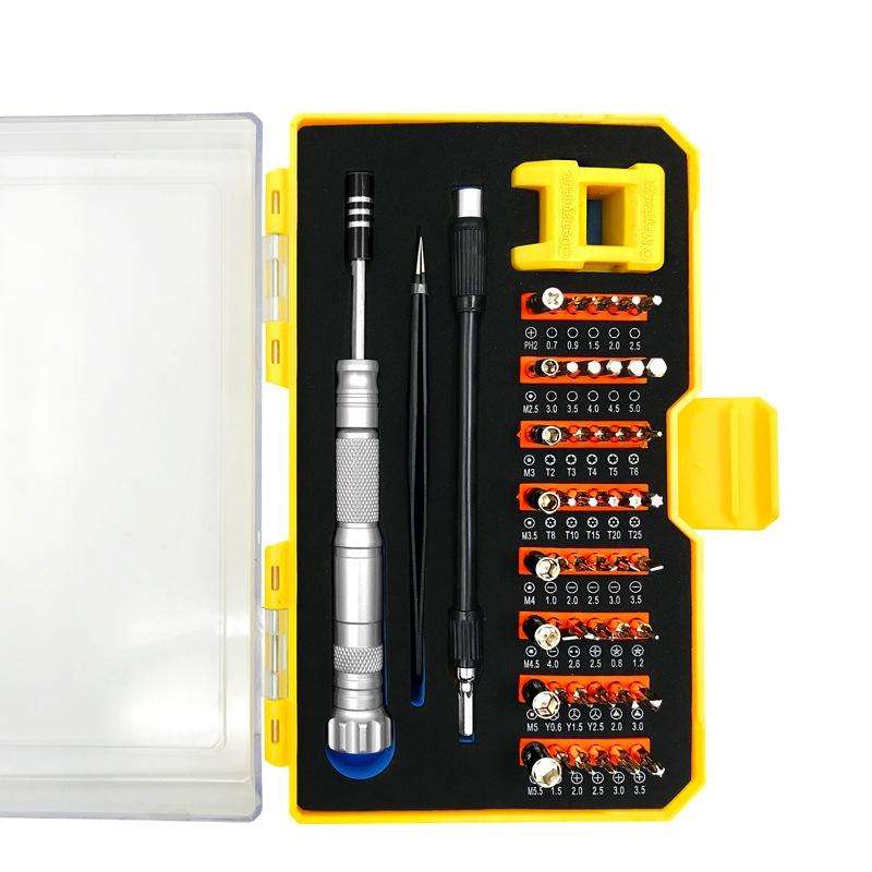 Obadun 9802B 52 in 1 Aluminum Alloy Handle Hardware Tool Screwdriver Set Home Precision Screwdriv...
