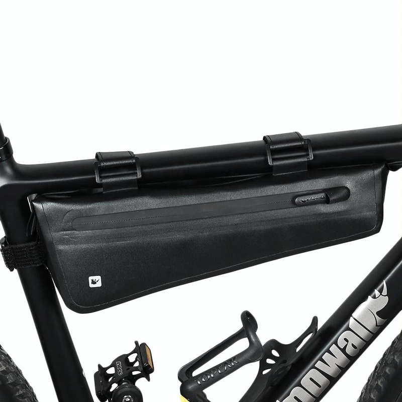Rhinowalk Bicycle Front Beam Triangle Bag TPU Waterproof Mountain Road Bike Long-distance Riding ...