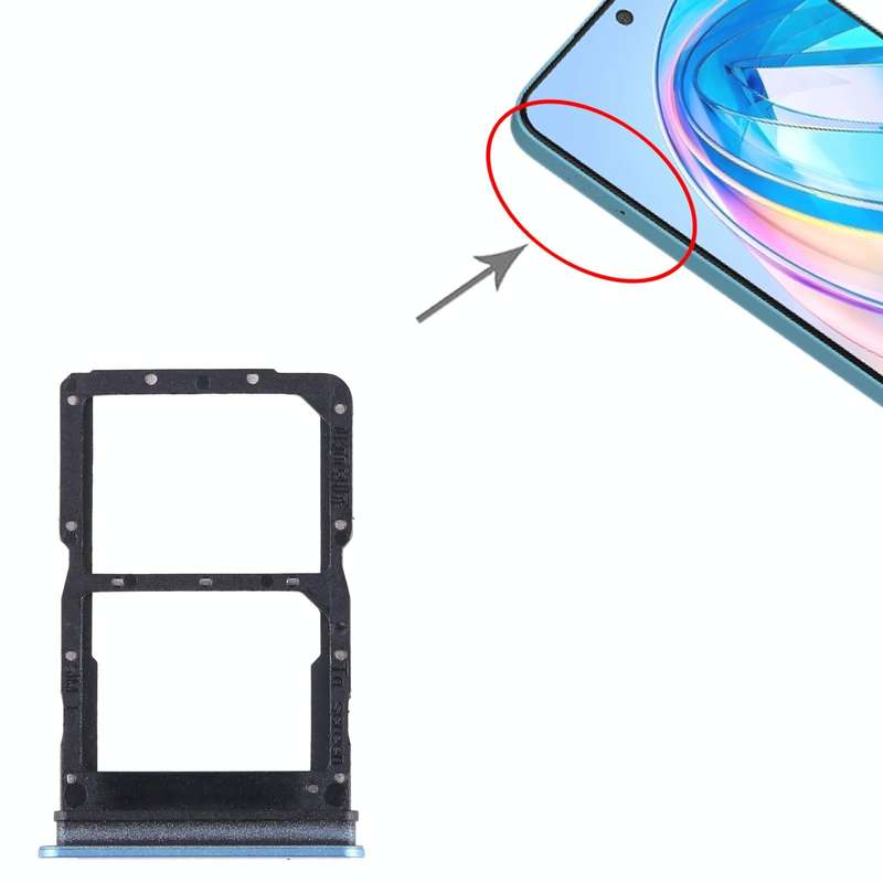 For Honor X8a SIM + SIM Card Tray (Blue)