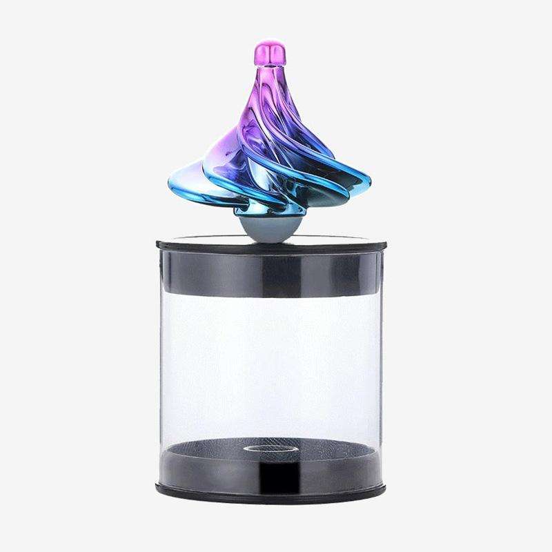 Air Aerodynamic Wind Gyroscope Blown Spin Silent Stress Relief Toys WinSpin Wind Fidget Spinner(S...