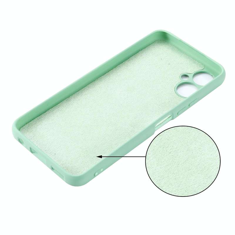 For Tecno Spark 9T / 9 Pro Pure Color Liquid Silicone Shockproof Phone Case(Green)