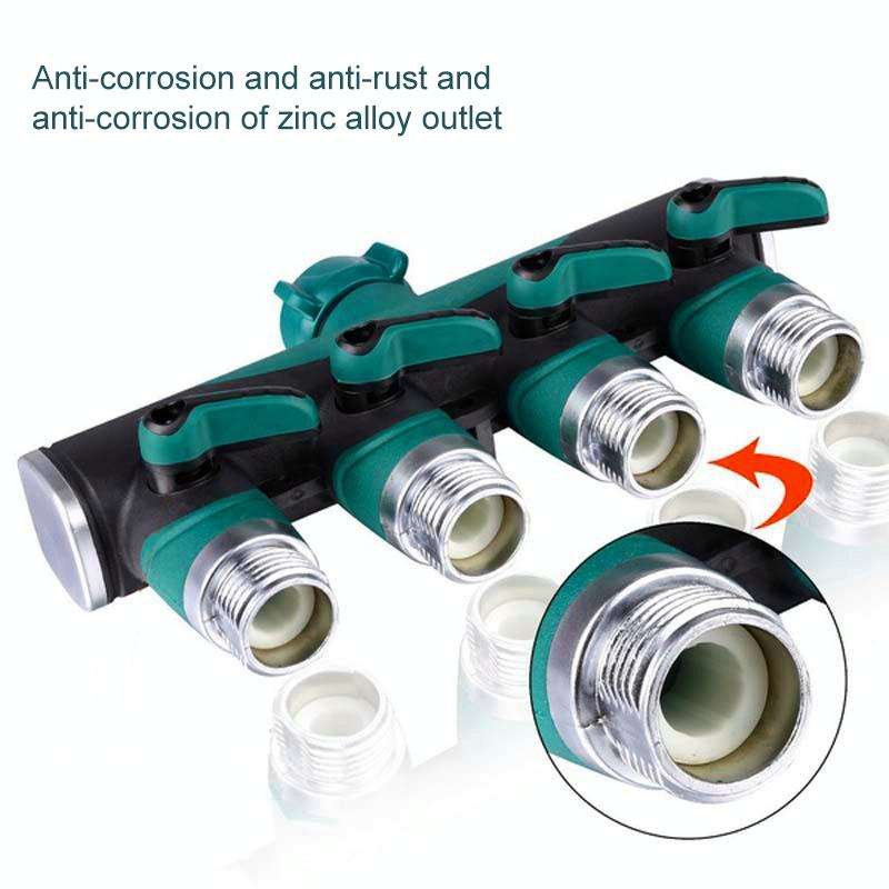 4 In 1 Multi-function Garden Water Sprinklers Lawn Irrigation Valve Water Dividing Controller Wat...