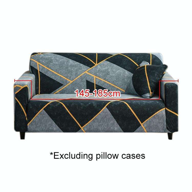 Double Seat Full Coverage Elastic Non-slip Sofa Cover(Vic)
