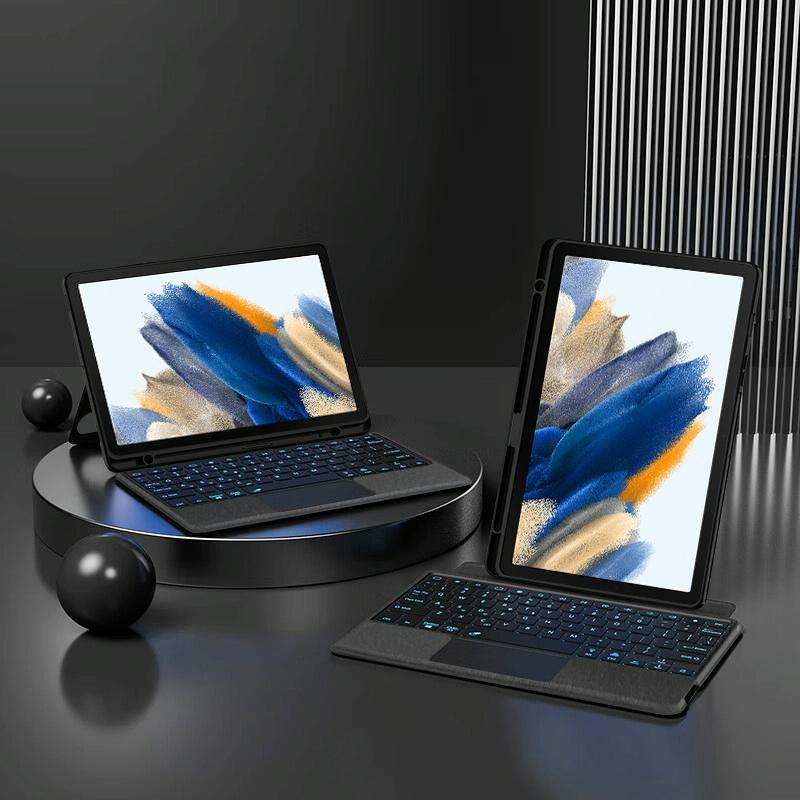 For Samsung Galaxy Tab A8 10.5inch X200 YJ-X200 Split Bluetooth Keyboard Leather Tablet Case