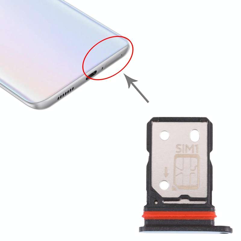 For vivo iQOO Z5 SIM Card Tray + SIM Card Tray (Green)