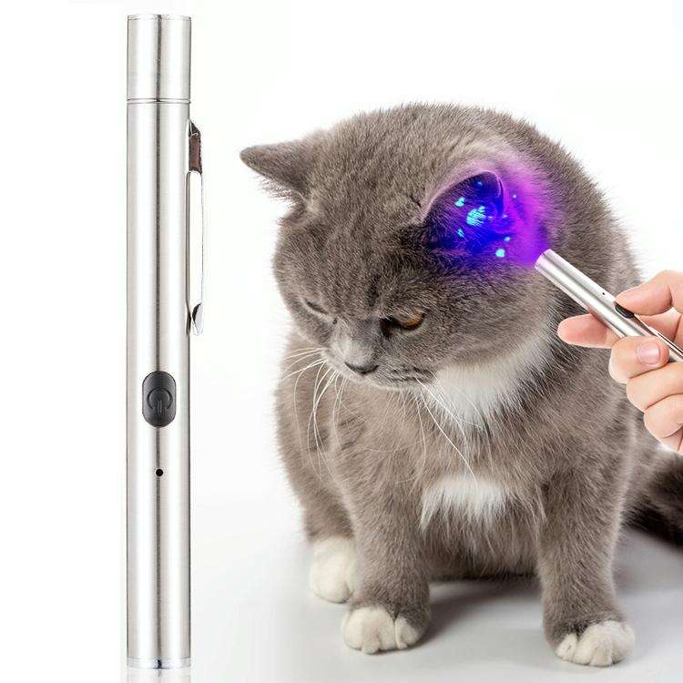 Woods Lamp Cat Moss Detection Lamp Cat Urine Blackhead 365UV Black Mirror Ultraviolet Fluorescent...