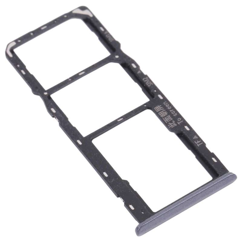 For OPPO Realme C3 RMX2027, RMX2020, RMX2021  SIM Card Tray + SIM Card Tray + Micro SD Card Tray ...