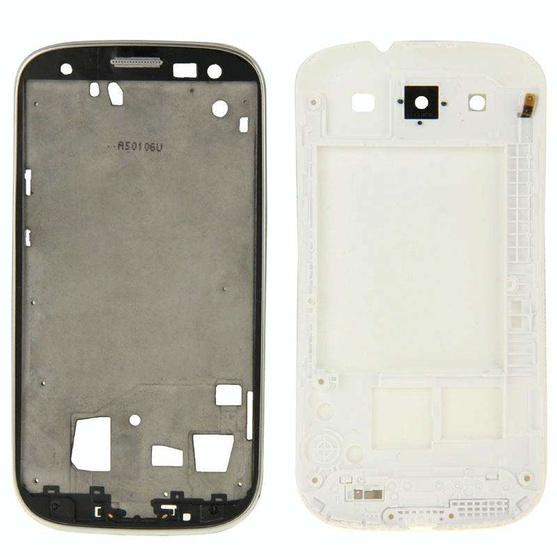 For Galaxy SIII LTE / i9305 Full Housing Faceplate Cover  (White)