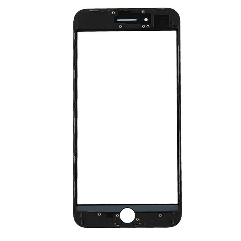 Front Screen Outer Glass Lens with Front LCD Screen Bezel Frame & OCA Optically Clear Adhesive fo...
