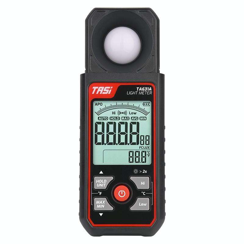 TASI TA631A 200,000 LUX Illuminating Meter Bright Test Instrument Brightness Light Meter