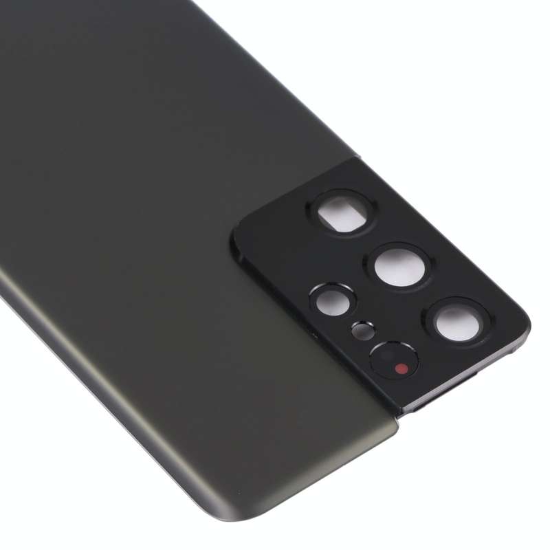 For Samsung Galaxy S21 Ultra 5G Battery Back Cover with Camera Lens Cover (Grey)
