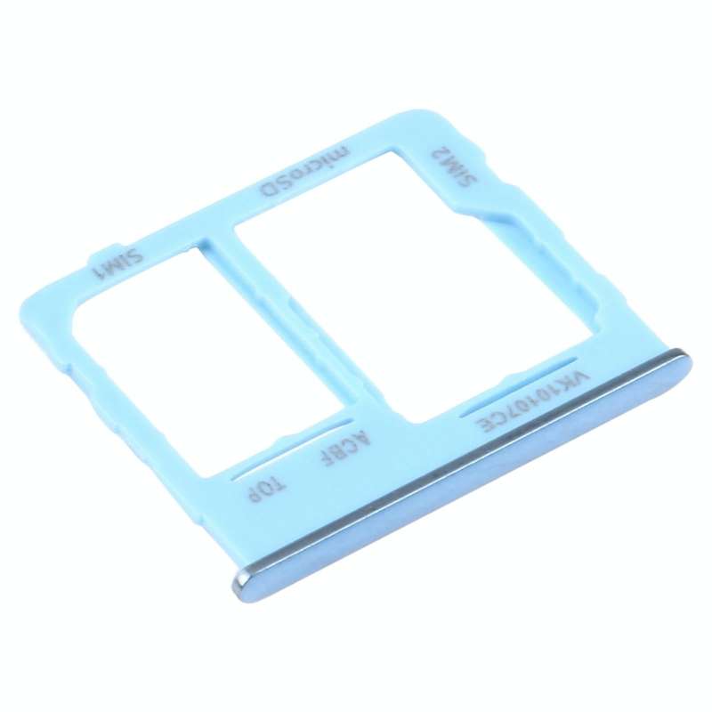 For Samsung Galaxy A32 5G SM-A326B SIM Card Tray + SIM Card Tray / Micro SD Card Tray (Blue)