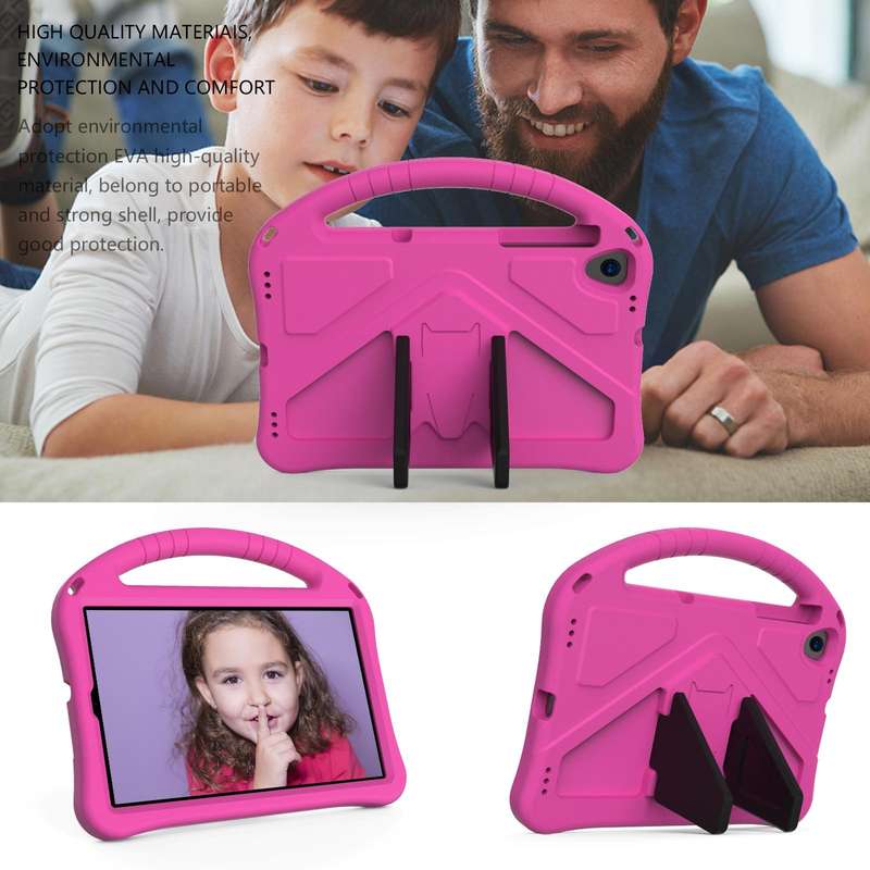 For Samsung Galaxy Tab A 10.1 (2019) T510 EVA Flat Anti Falling Protective Case Shell with Holder...