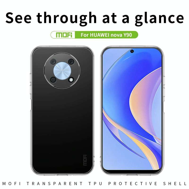 For Huawei nova Y90 / Enjoy 50 Pro MOFI Ming Series Ultra-thin TPU Phone Case(Transparent)