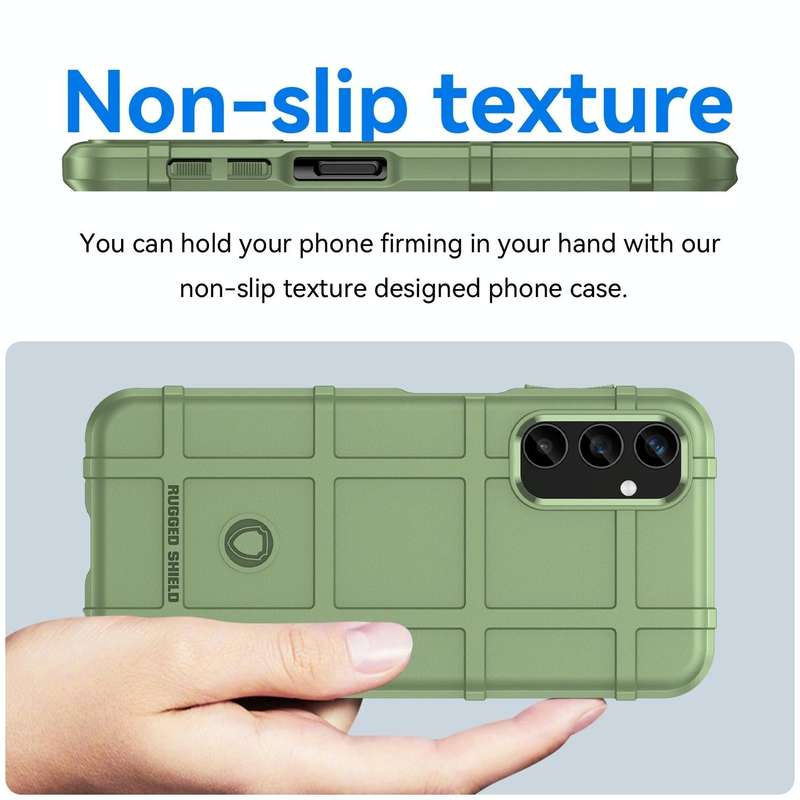 For Samsung Galaxy S23 FE 5G Full Coverage Shockproof TPU Phone Case(Army Green)