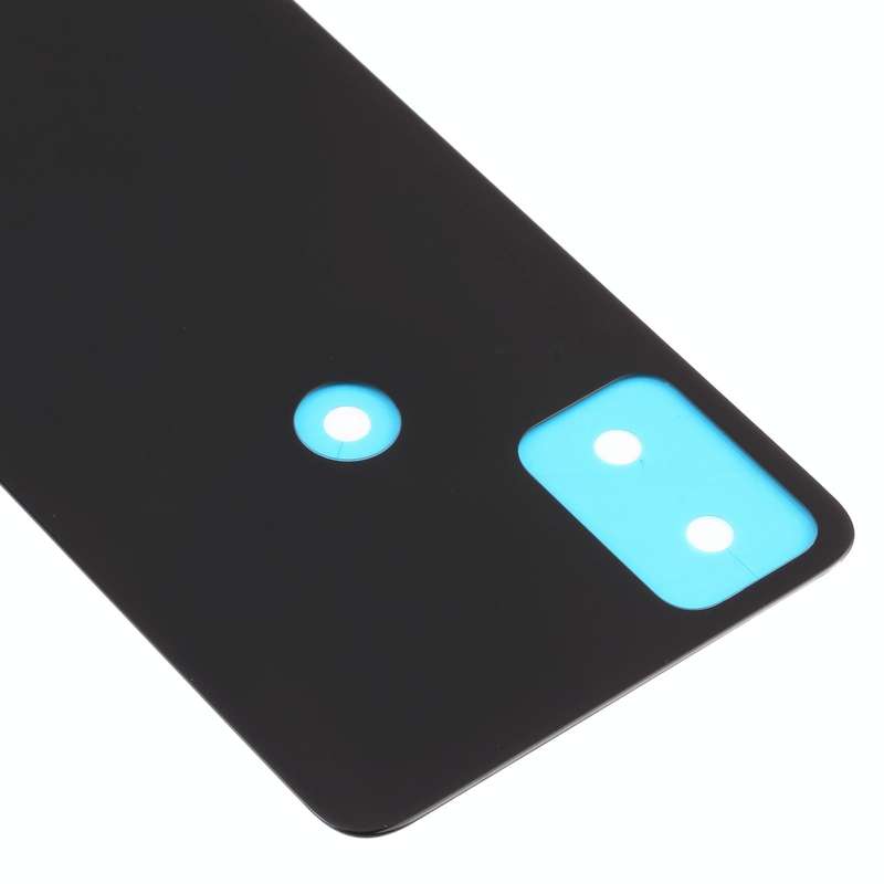 For Alcatel 3X 2020 5061 5061K 5061U Glass Battery Back Cover  (Black)